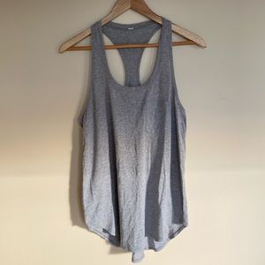 Grey lululemon racerback tank ✨